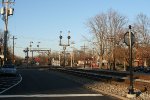 B&O signals by the depot