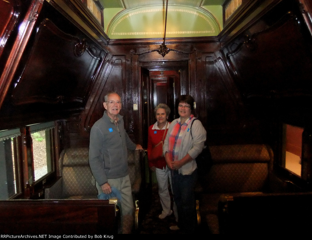 Interior shot - central parlor / dining area of the Sunbeam