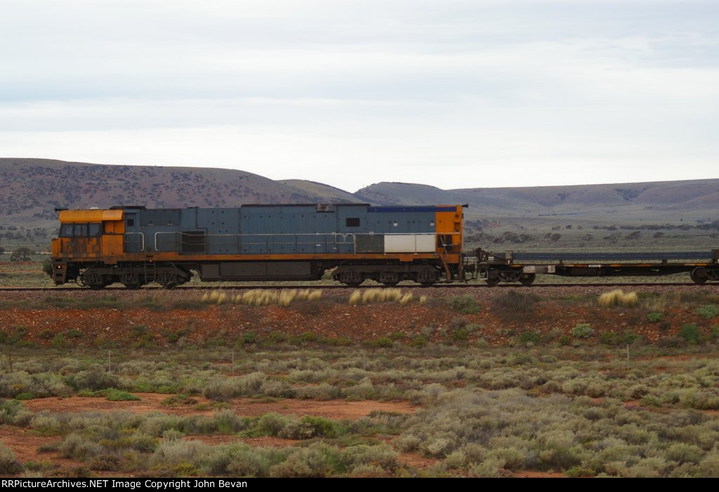 Transporting steel railway tracks