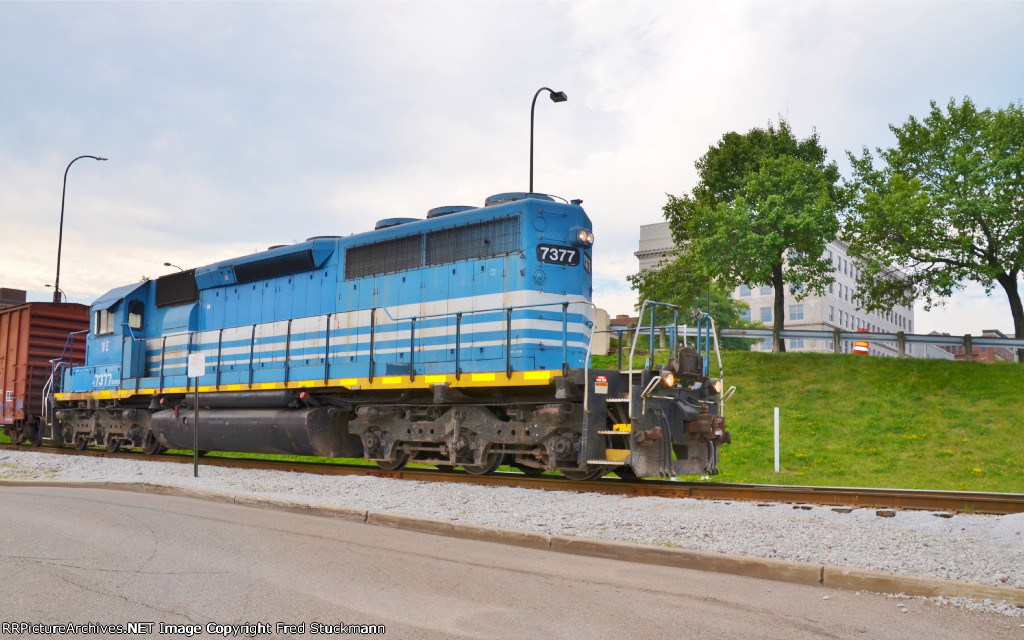 Many years ago, Main St. continued across the track here.