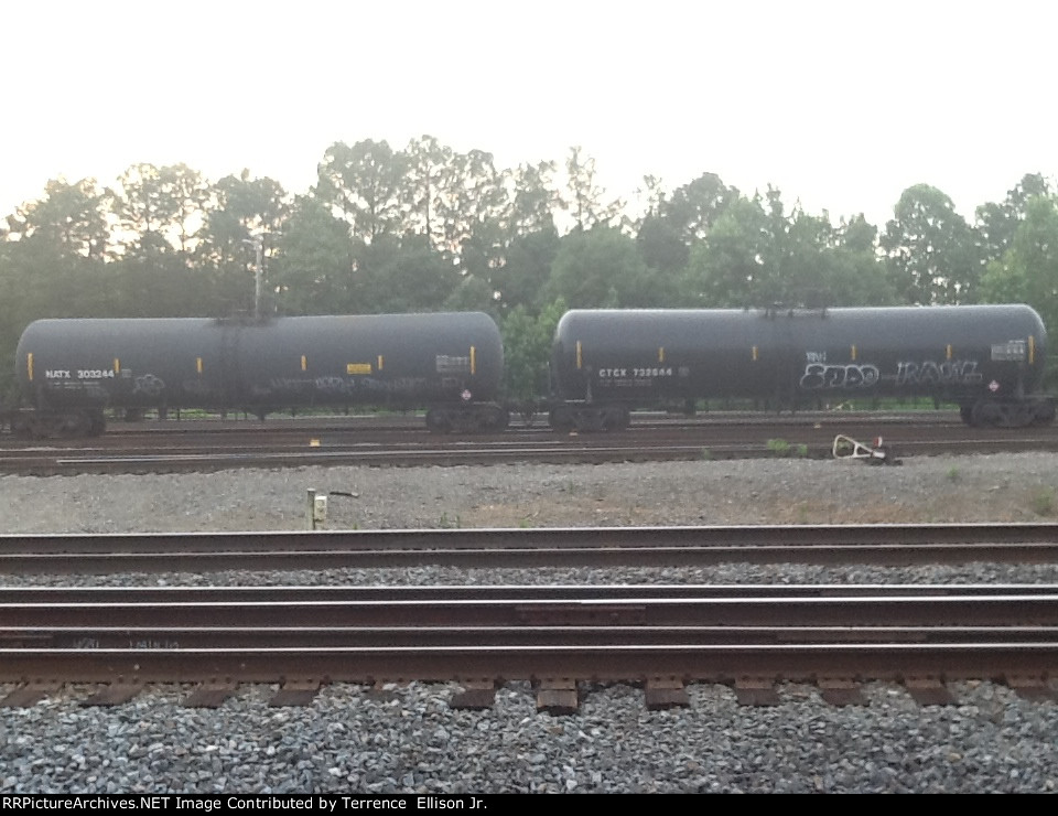 NATX Tanker Car 303244 & CTCX Tanker Car 732644