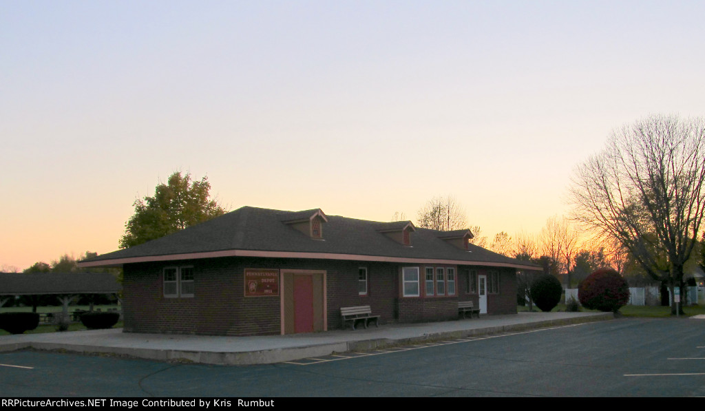 PRR Station at Sunset