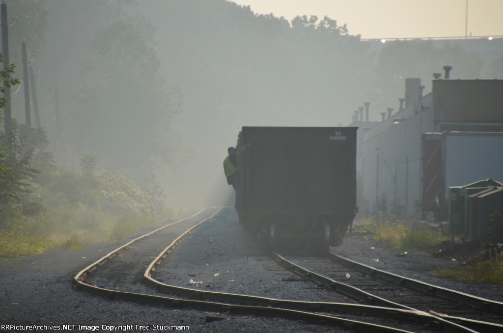 This cut will go into the siding.