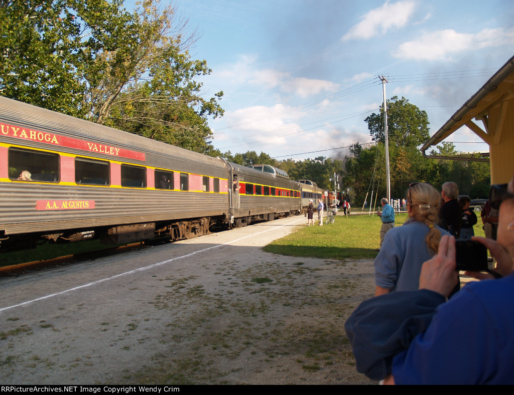 Our new dome car in use.
