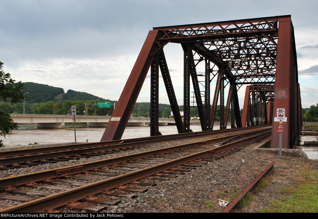 Looking from Island Park to Sunbury