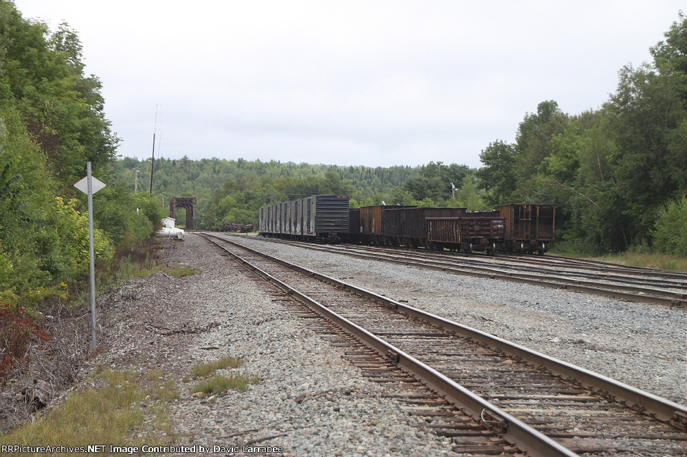 Looking east from Mill Road