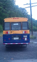 CSX bus back side