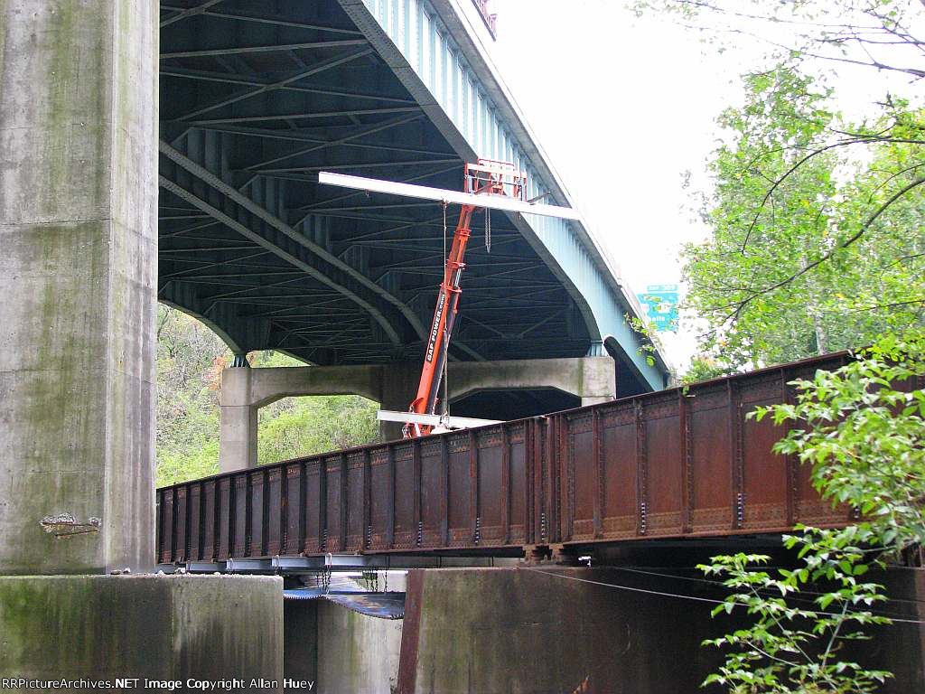 Opening day of Bells Bridge on the Delaware-Lackawanna Railroad