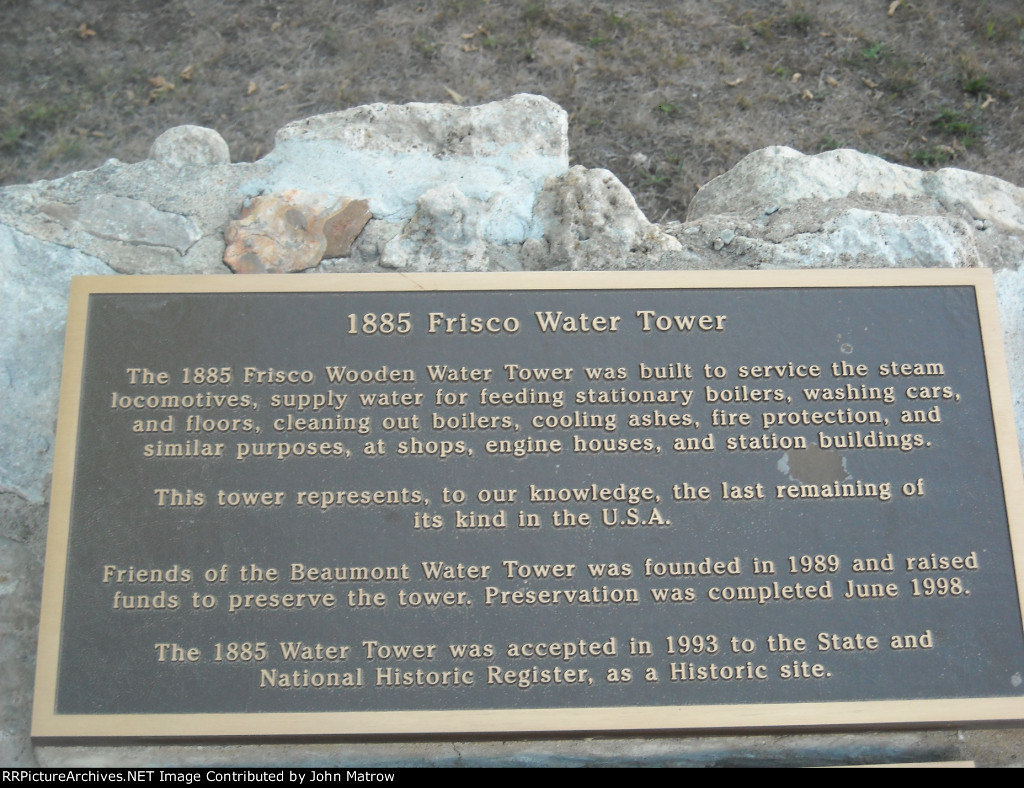 1885 Frisco Water Tower