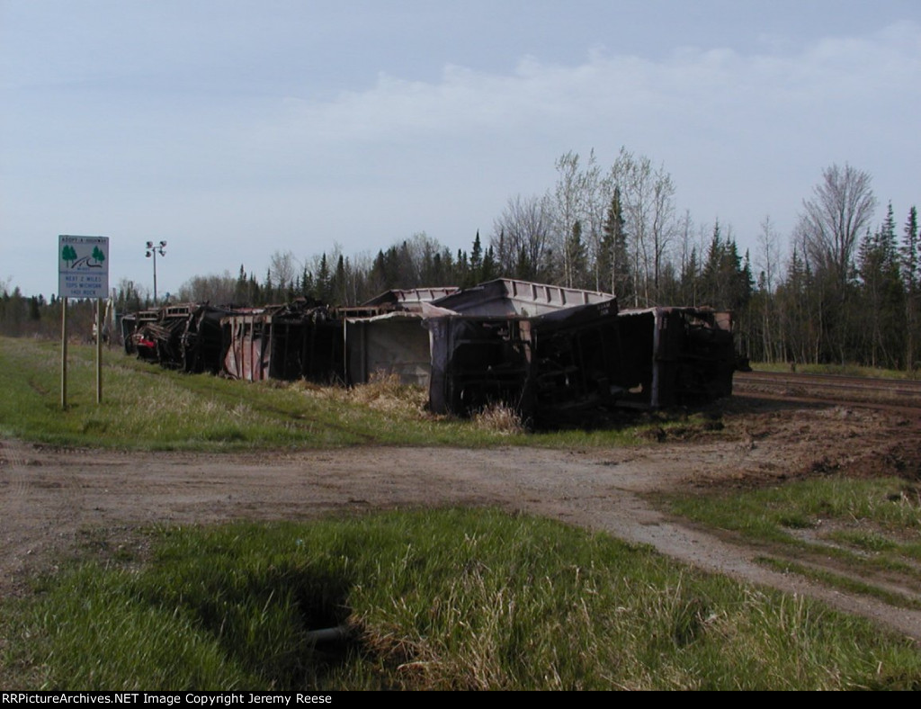 Piled by the RIP track