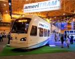 AmeriTram Streetcar at Kinkisharyo booth