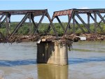 Debris on Fishing Creek Bridge