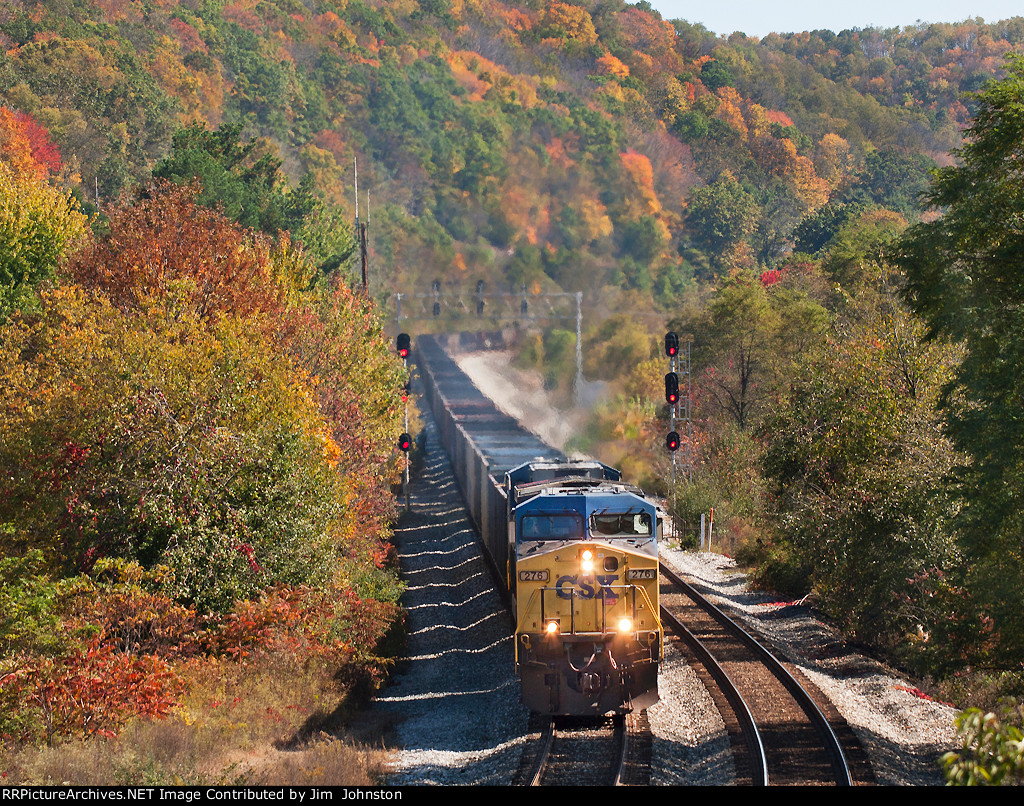 Coal empties at Garrett