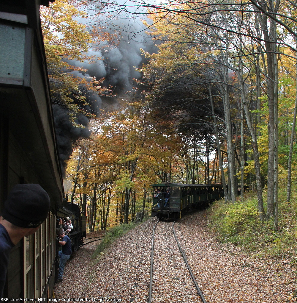 Entering the 1st switchback