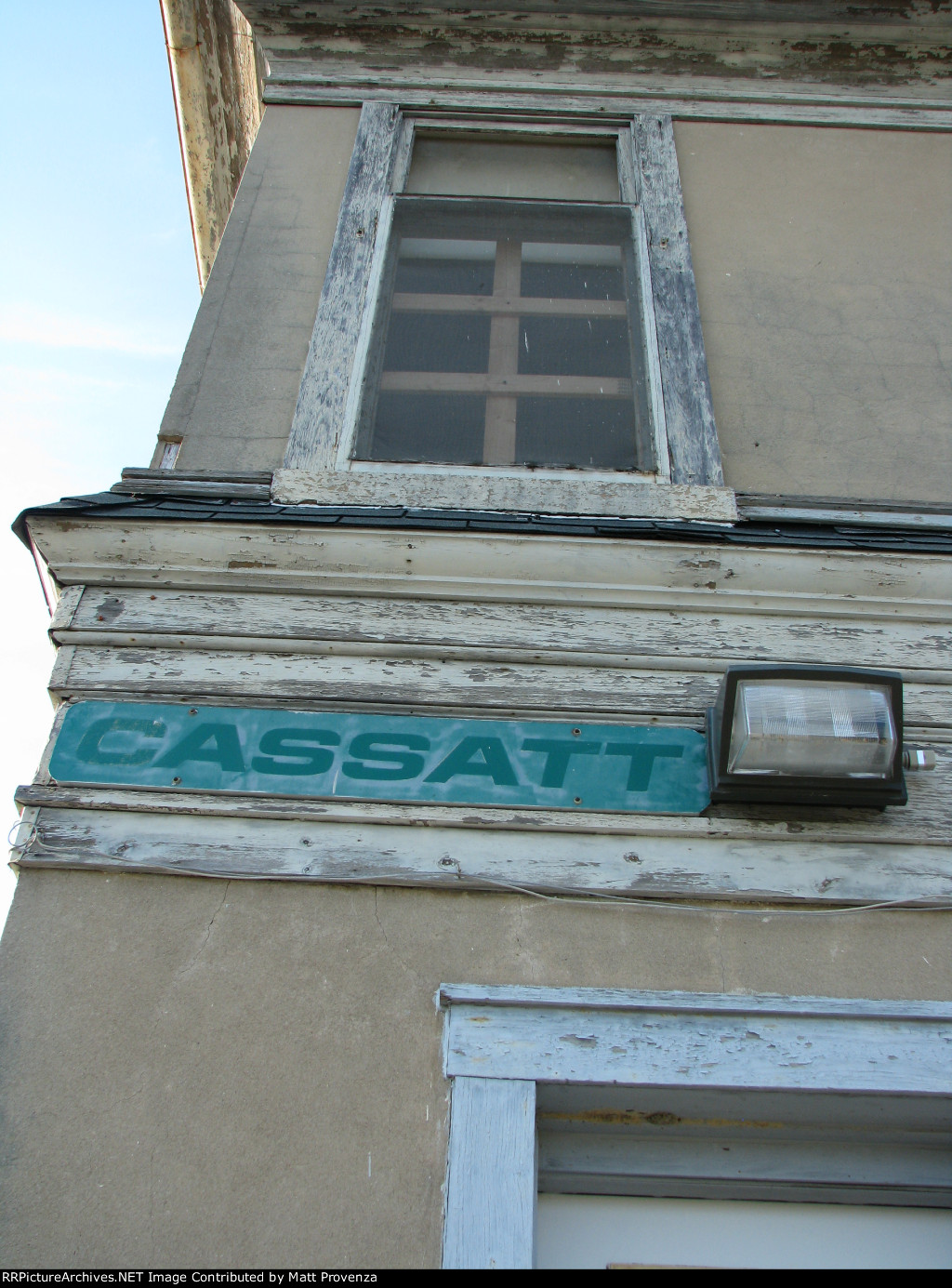 Penn Central era Cassatt tower sign