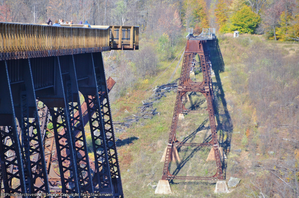 With an observation deck.