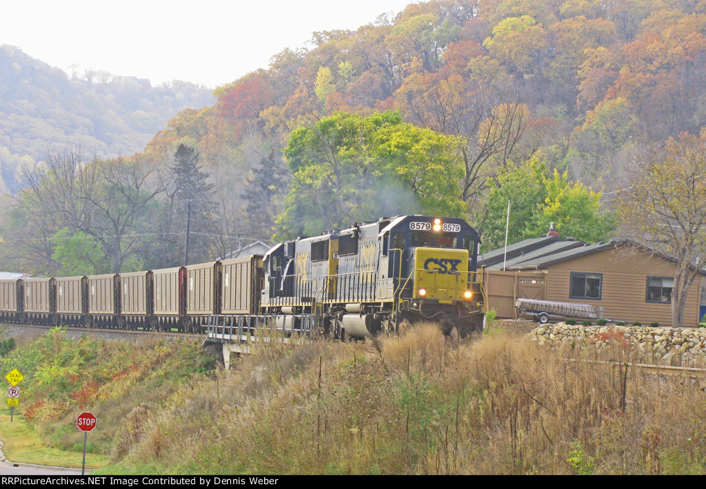 CSXP 8579, CP's   River  Sub. 
