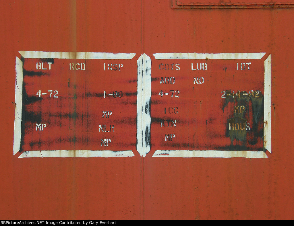 MP 13566 builders label