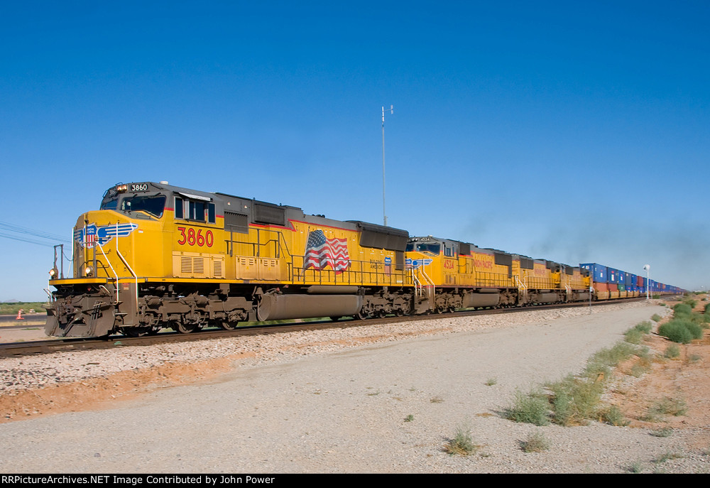 Accelerating stack train.