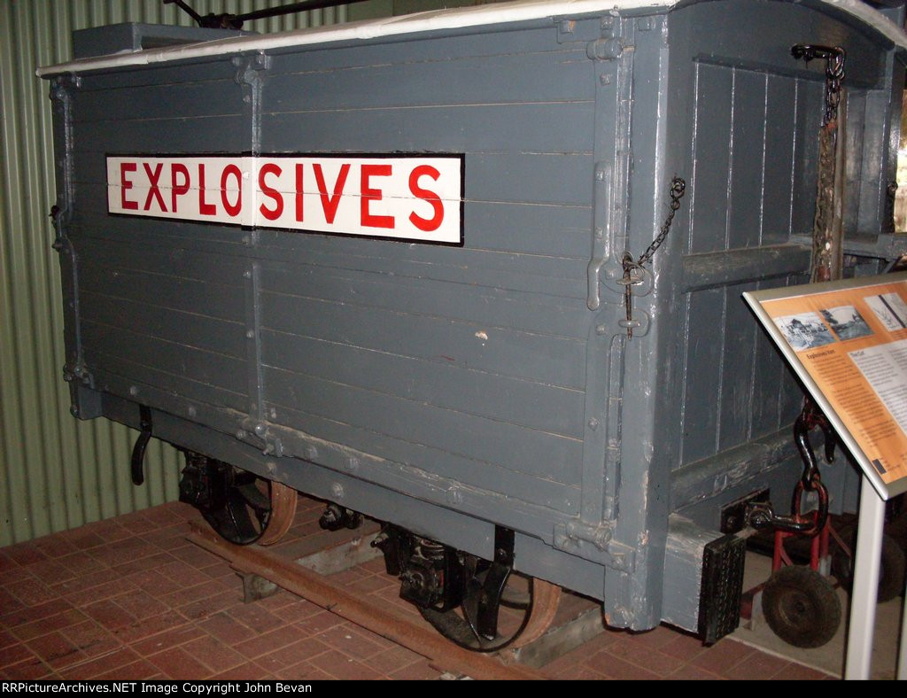 Mining 'Explosives' wagon