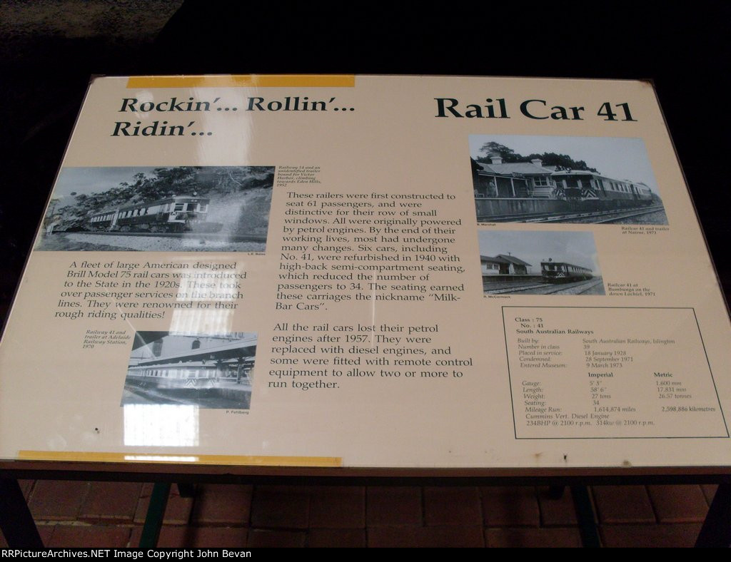 Rail Car 41 info