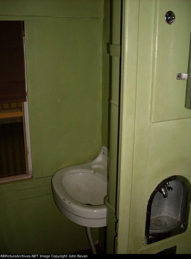 Rail Car 41 wash room