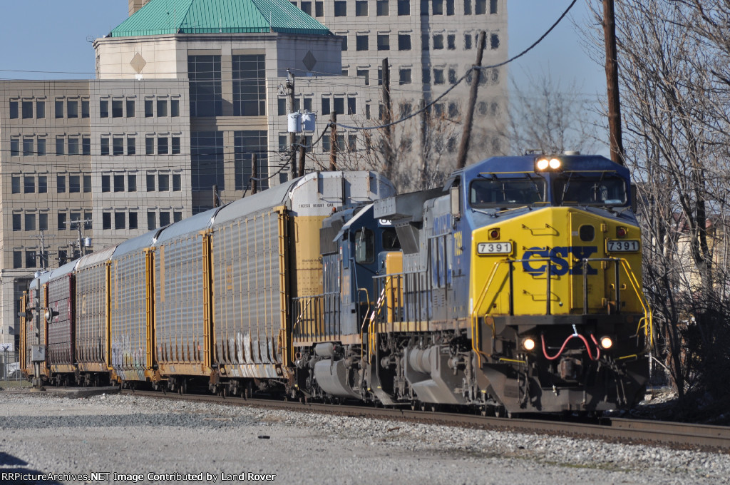 CSXT 7391 ExCon On CSX Q 231 Eastbound
