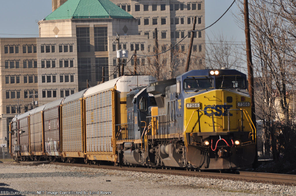 CSXT 7366 ExCon On CSX Q 241 Eastbound
