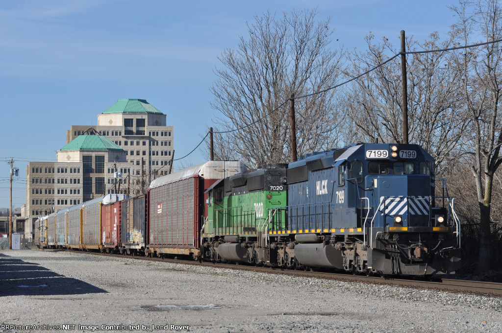 HLCX 7166 On CSX Q 231 Eastbound