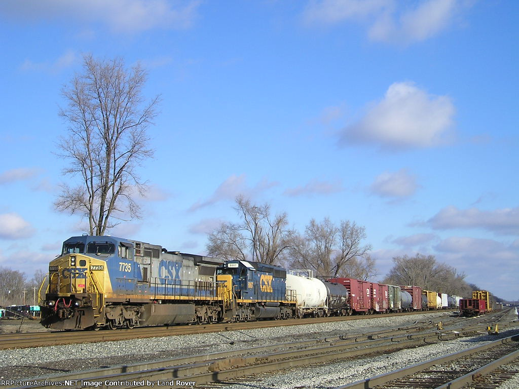 CSXT 7735 On CSX Q 501
