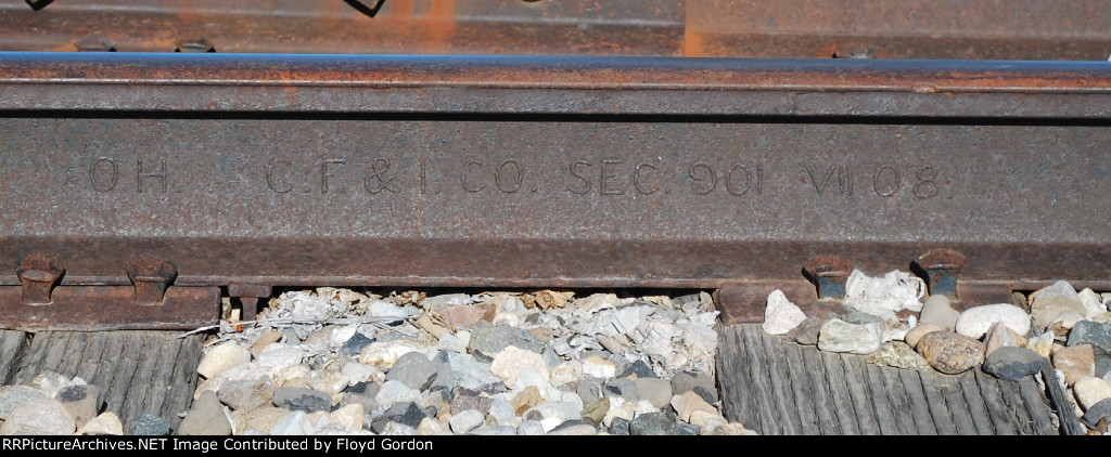 90 LBS C.F.& I. CO. 1908