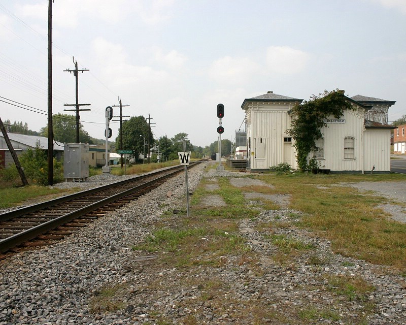 Site of O. Winston Link's famous photograph - "The Birmingham Special Gets the Highball at Rural Retreat"