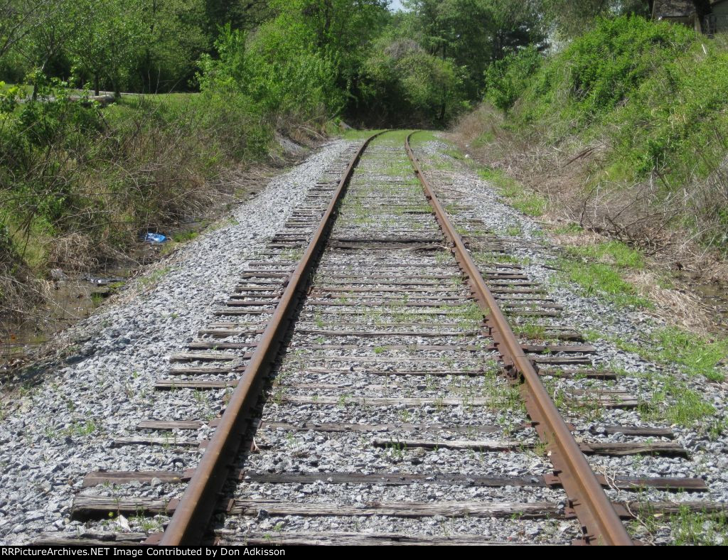 Georgia Northeastern Railroad tracks at Cherrylog