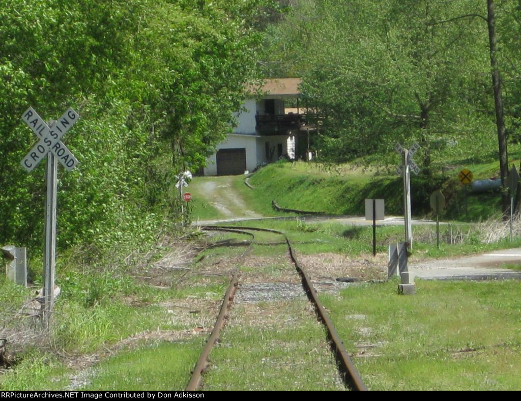 Georgia Northeastern Railroad tracks at Cherrylog