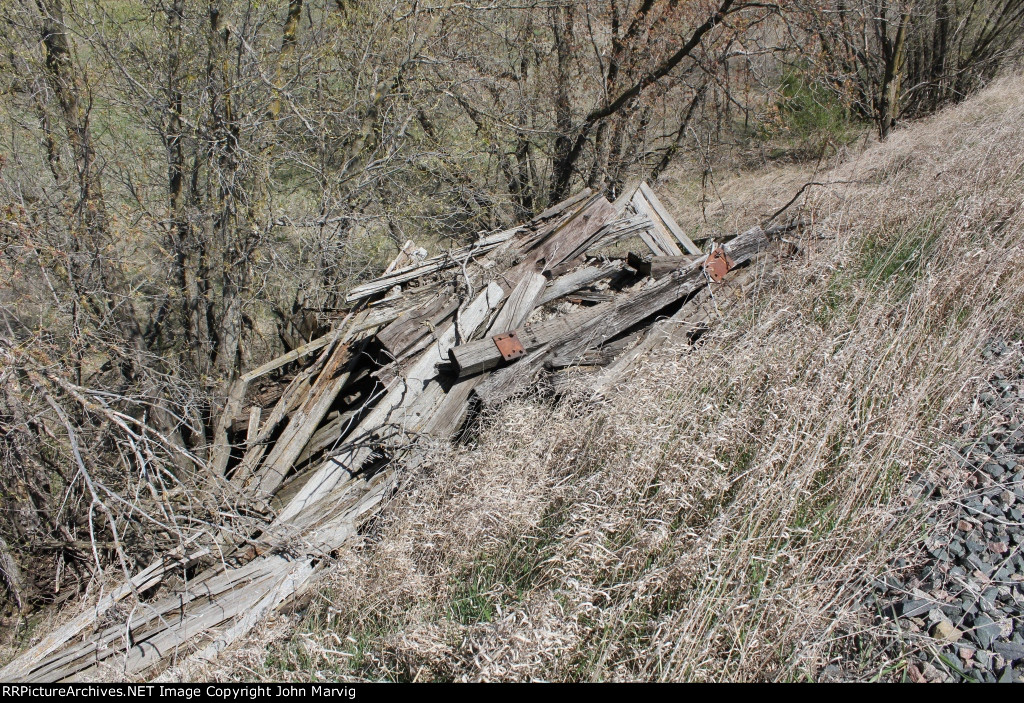 Ties from the old Brooten Line