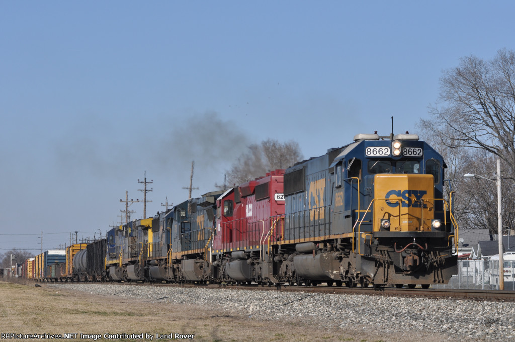 CSXT 8662 On CSX Q 501