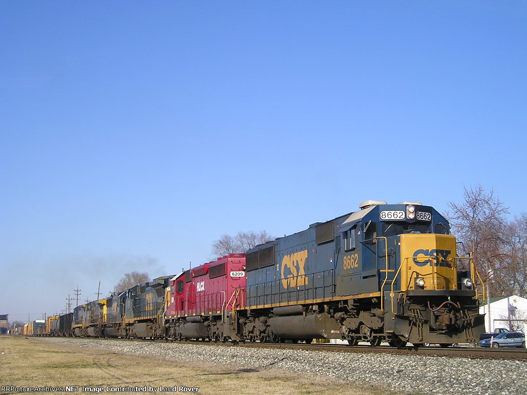 CSXT 8662 On CSX Q 501 Eastbound