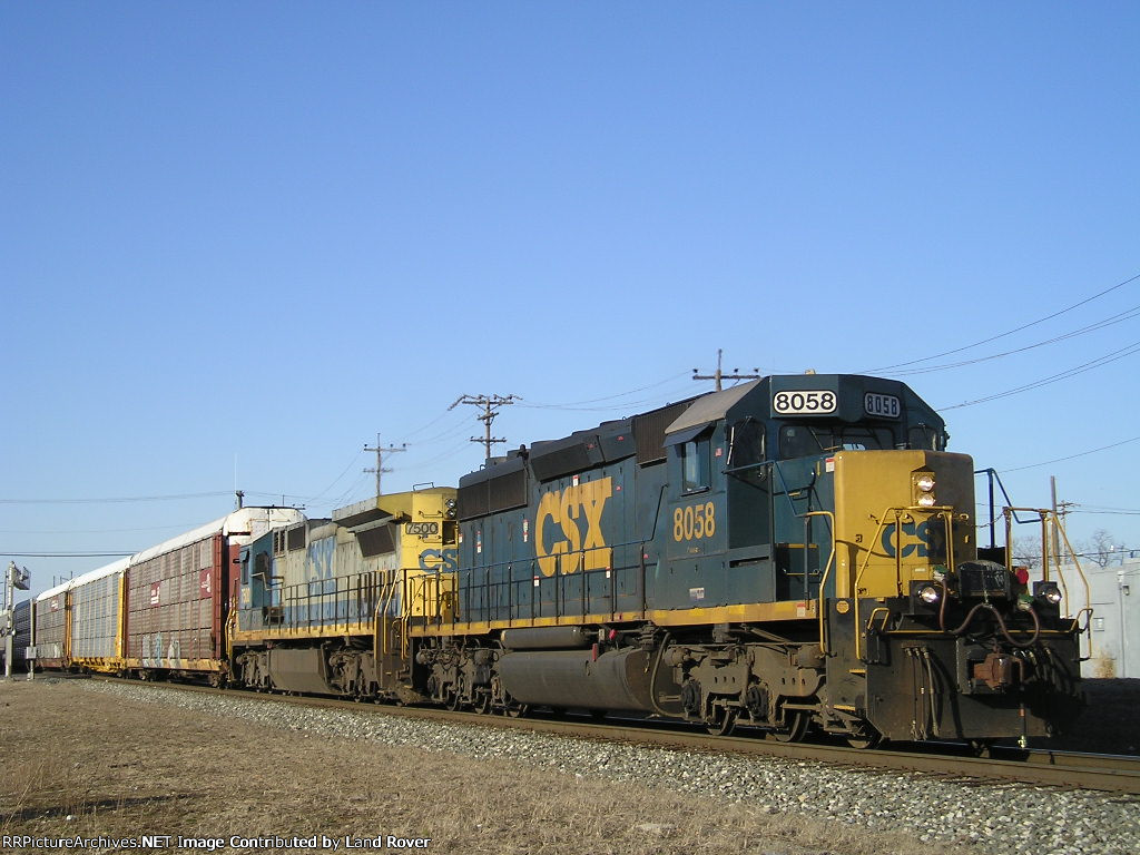 CSXT 8058 On CSX Q 231