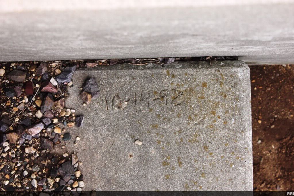 Inscription on West Abutment