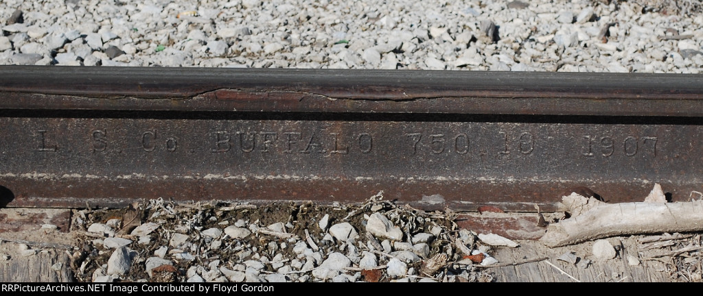 75 LBS L. S. Co. BUFFALO 1907 in Oregon Eastern (WYCO) Yard