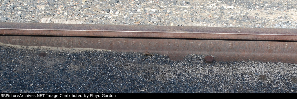 70 lbs ILLINOIS STEEL Co. SOUTH WKS 1898