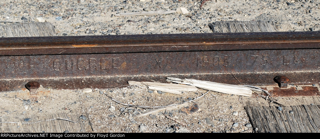 75 LBS OUGREE 1903 (Belgian made) on active siding