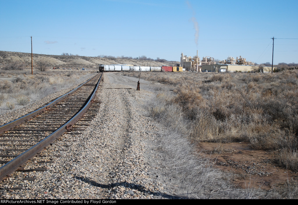 Track into Eagle-Picher Mineral Plant