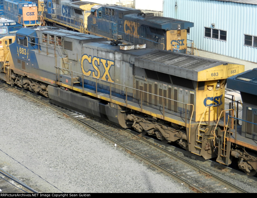 CSXT GE AC6000CW 683 CSXT GE AC6000CW 683