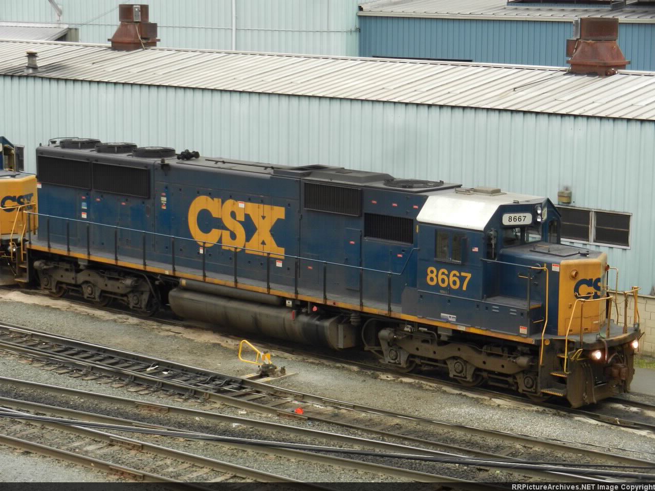 CSXT EMD SD50-2 8667