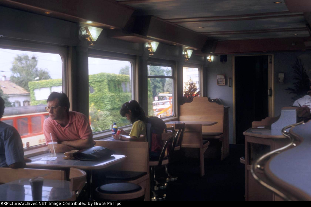 Interior of McDonalds Dining Car