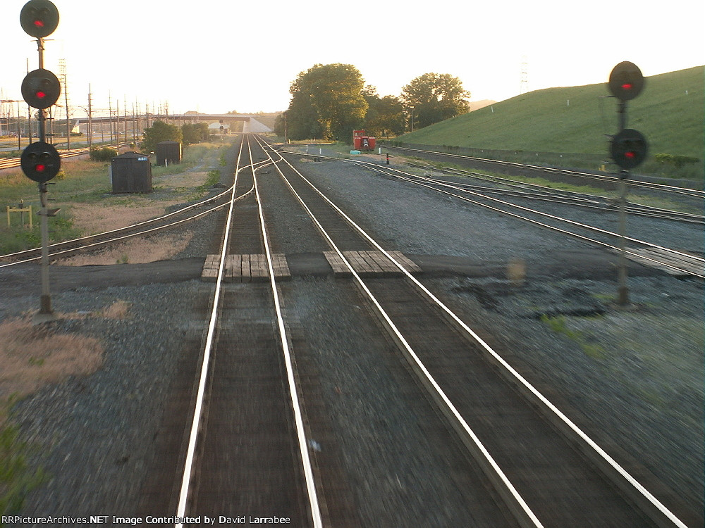 The Capital Limited passing Burns Harbor Yard