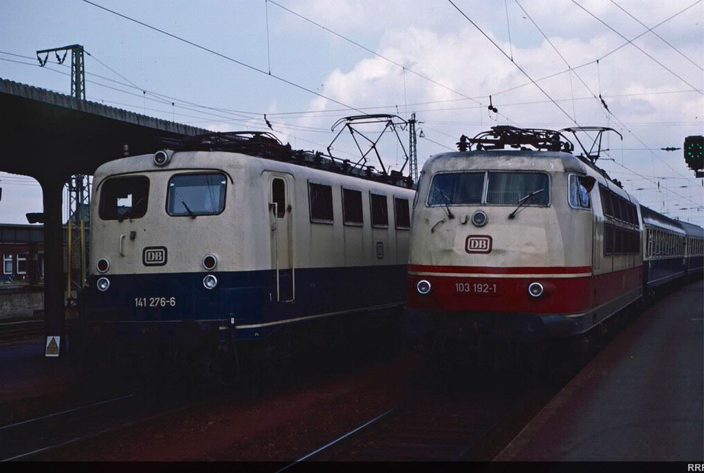 DB 103 192-1 and DB 141-276-6