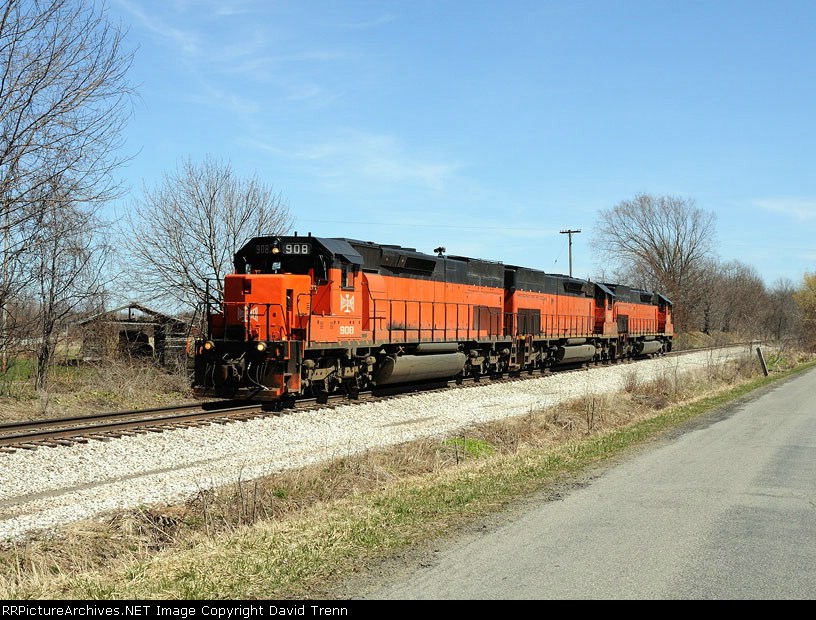 B&LE 908, 901 & 906 head North light to Conneaut