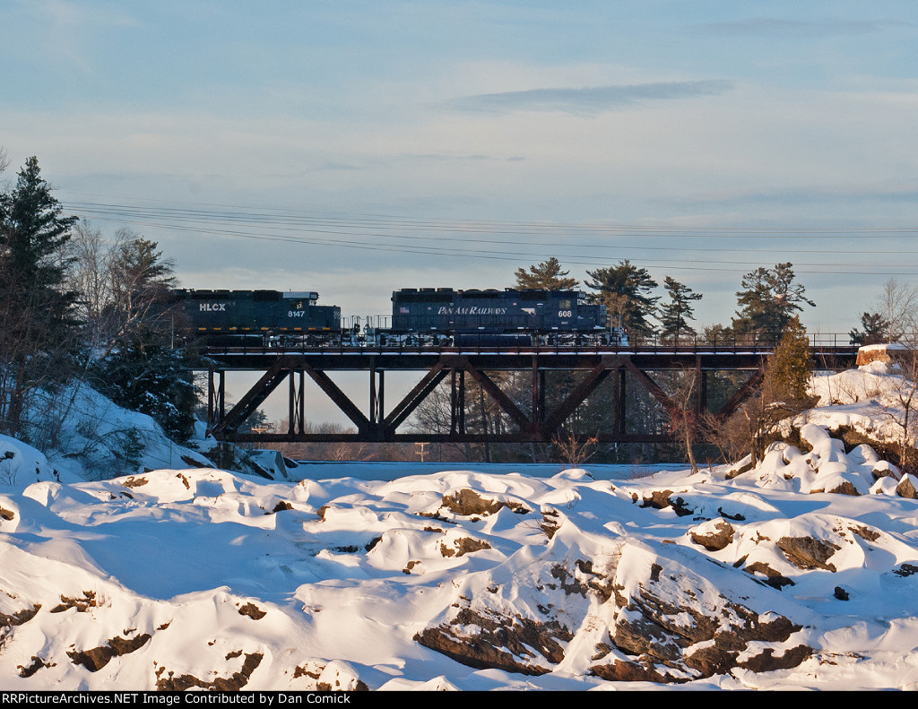 POWA 608 at Great Falls Trestle